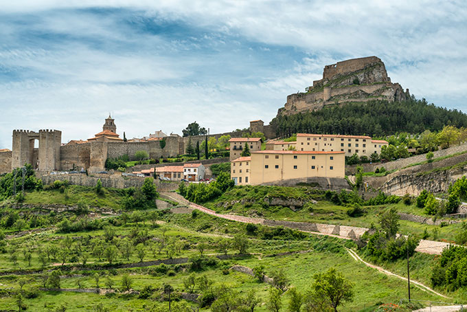 morella-castle-in-valencia-spain-174375323